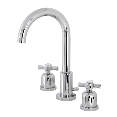 Kingston Brass Fauceture  FSC8921ZX Millennium Widespread Two Handle Bathroom Faucet, Polished Chrome