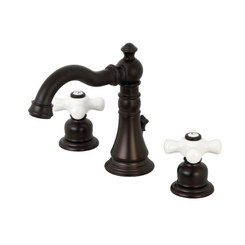 Kingston Brass Fauceture  FSC1975PX American Classic Widespread Two Handle Bathroom Faucet, Oil Rubbed Bronze