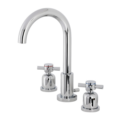 Kingston Brass Fauceture   FSC8921DX Concord Widespread Two Handle Bathroom Faucet, Polished Chrome