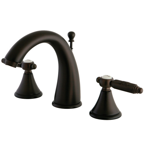 Kingston Brass Fauceture   FS7985GL 8 in. Widespread Two Handle Bathroom Faucet, Oil Rubbed Bronze Kingston Brass Fauceture   FS7985GL 8 in. Widespread Two Handle Bathroom Faucet, Oil Rubbed Bronze