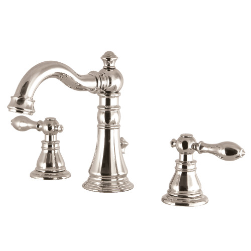 Kingston Brass Fauceture   FSC1979ACL American Classic Widespread Two Handle Bathroom Faucet, Polished Nickel