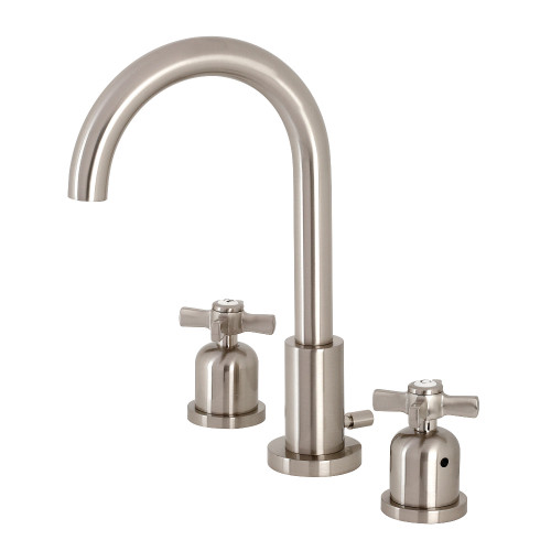 Kingston Brass Fauceture  FSC8928ZX Millennium Widespread Two Handle Bathroom Faucet, Brushed Nickel