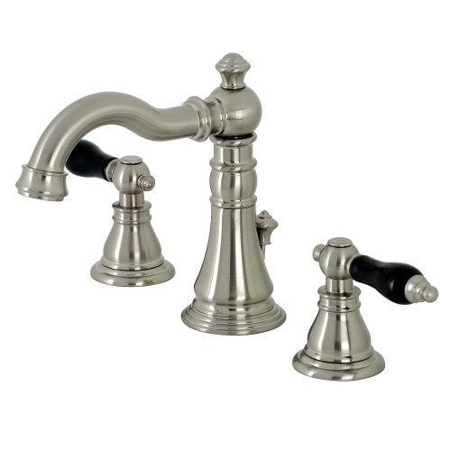 Kingston Brass Fauceture   FSC1978AKL Duchess Widespread Two Handle Bathroom Faucet with Retail Pop-Up, Brushed Nickel