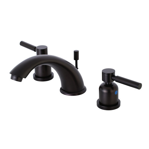 Kingston Brass KB8965DL 8 in. Widespread Two Handle Bathroom Faucet, Oil Rubbed Bronze