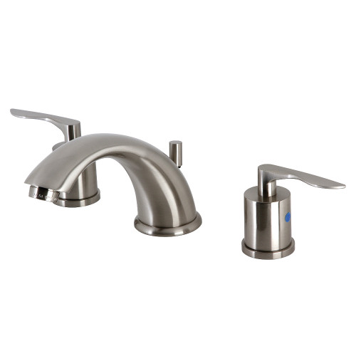 Kingston Brass KB8968SVL Widespread Two Handle Bathroom Faucet with Pop-Up Drain, Brushed Nickel