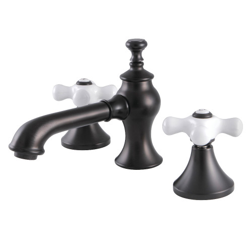 Kingston Brass KC7065PX Vintage 8" Widespread Two Handle Bathroom Faucet, Oil Rubbed Bronze