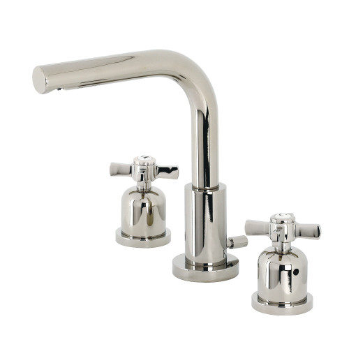 Kingston Brass Fauceture  FSC8959ZX 8 in. Widespread Two Handle Bathroom Faucet, Polished Nickel