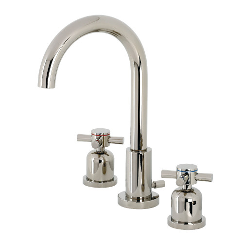 Kingston Brass Fauceture   FSC8929DX Concord Widespread Two Handle Bathroom Faucet, Polished Nickel