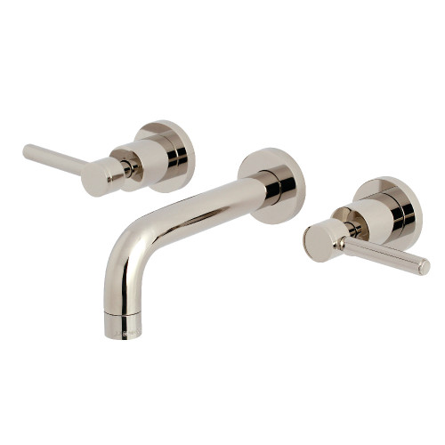 Kingston Brass KS8126DL Concord Two Handle Wall Mount Bathroom Faucet, Polished Nickel