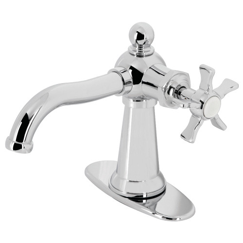 Kingston Brass KSD3541NX Hamilton Single Handle Bathroom Faucet with Push Pop-Up, Polished Chrome
