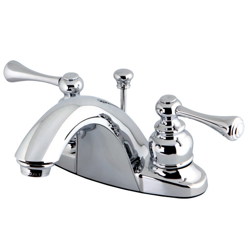 Kingston Brass GKB7641BL 4 in. Centerset Bathroom Faucet, Polished Chrome