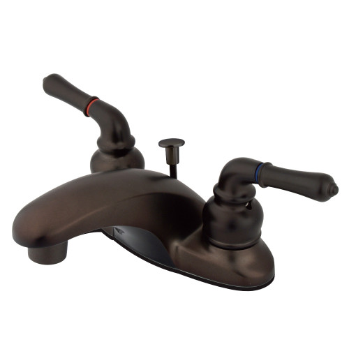 Kingston Brass GKB625 4 in. Centerset Bathroom Faucet, Oil Rubbed Bronze