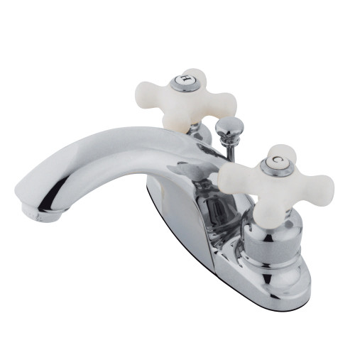 Kingston Brass GKB7641PX 4 in. Centerset Bathroom Faucet, Polished Chrome