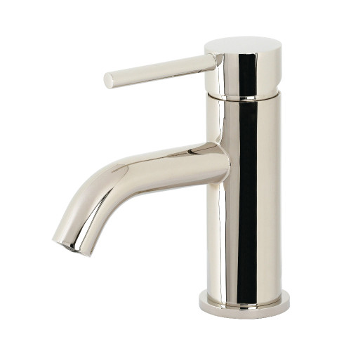Kingston Brass Fauceture LS822DLPN Concord Single-Handle Bathroom Faucet with Push Pop-Up, Polished Nickel