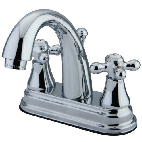 Kingston Brass KS7611AX 4 in. Centerset Bathroom Faucet, Polished Chrome