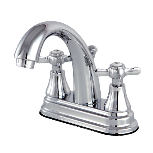 Kingston Brass KS7611BEX 4 in. Centerset Bathroom Faucet, Polished Chrome