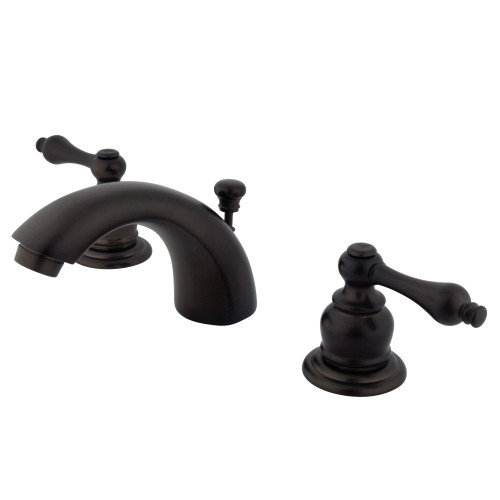 Kingston Brass GKB945AL Mini-Widespread Bathroom Faucet, Oil Rubbed Bronze