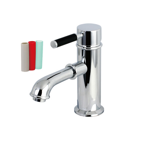 Kingston Brass KS7411DKL Kaiser Single-Handle Bathroom Faucet, Polished Chrome