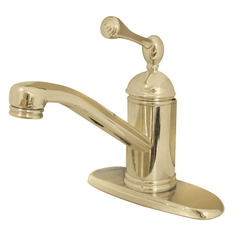Kingston Brass KS3402BL Single-Handle Bathroom Faucet, Polished Brass