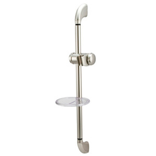 Kingston Brass KSX2528SG 24" Hand Shower Slide Bar With Soap Dish - Satin Nickel