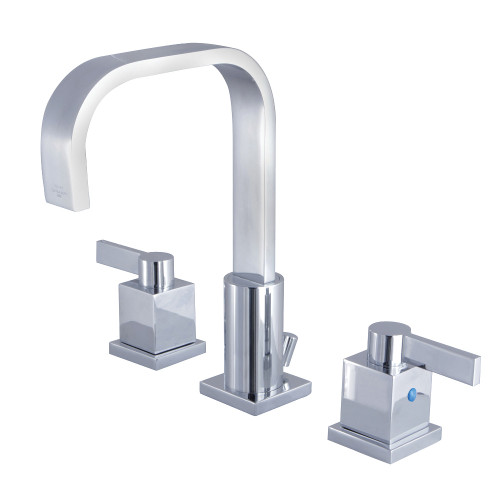 Kingston Brass Fauceture FSC8961NQL 8 in. Widespread Bathroom Faucet, Polished Chrome