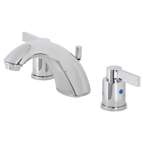 Kingston Brass FB8951NDL NuvoFusion Widespread Bathroom Faucet, Polished Chrome