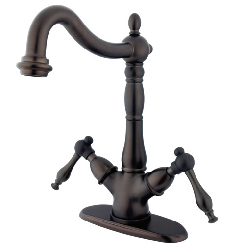 Kingston Brass KS1495NL Vessel Sink Faucet, Oil Rubbed Bronze