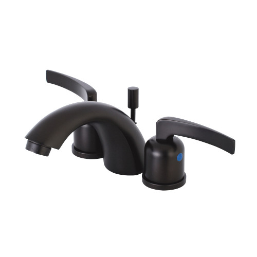 Kingston Brass KB8955EFL Mini-Widespread Bathroom Faucet, Oil Rubbed Bronze