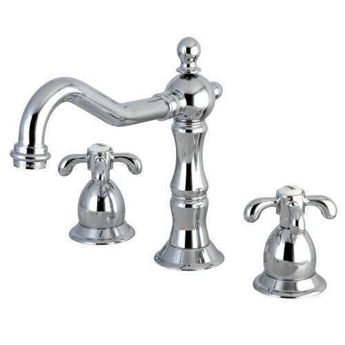 Kingston Brass KS1971TX 8 in. Widespread Bathroom Faucet, Polished Chrome