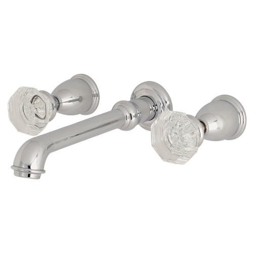 Kingston Brass KS7121WCL Wall Mount Bathroom Faucet, Polished Chrome