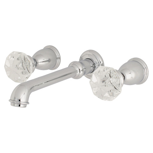 Kingston Brass KS7121KWL Wall Mount Bathroom Faucet, Polished Chrome