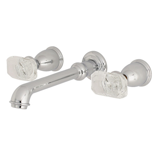 Kingston Brass KS7121KRL Wall Mount Bathroom Faucet, Polished Chrome