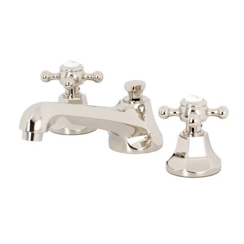 Kingston Brass KS4466BX 8 in. Widespread Bathroom Faucet, Polished Nickel