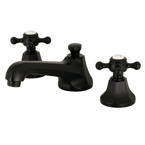 Kingston Brass KS4460BX 8 in. Widespread Bathroom Faucet, Matte Black