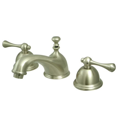 Kingston Brass KS3968BL 8 in. Widespread Bathroom Faucet, Brushed Nickel