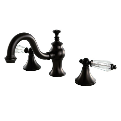 Kingston Brass KC7165WLL 8 in. Widespread Bathroom Faucet, Oil Rubbed Bronze