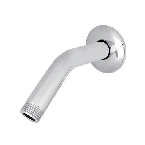 Kingston Brass K155K1 Aquaelements 6" Shower Arm with Flange, Polished Chrome