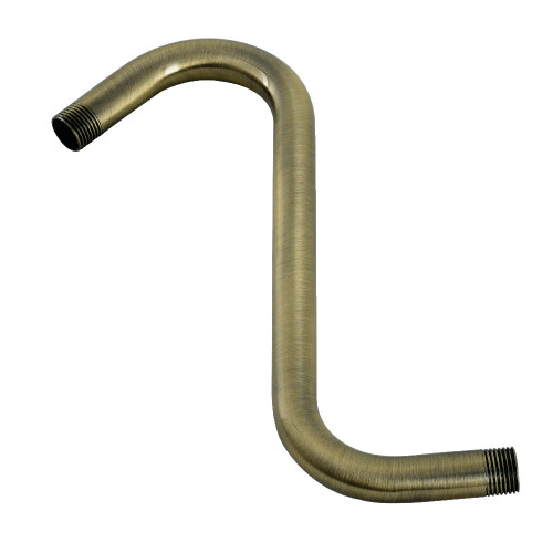 Kingston Brass K159A3 Showerscape 10" S-Shape Shower Arm, Antique Brass