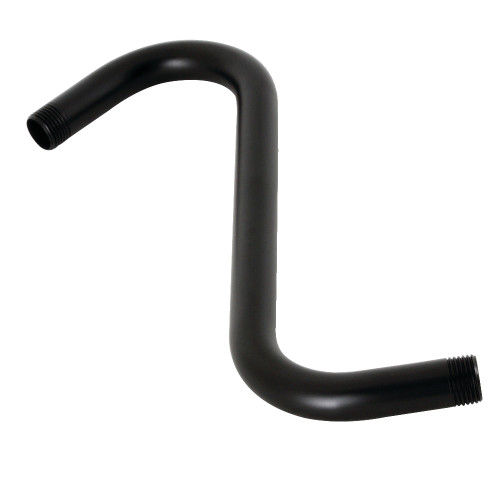 Kingston Brass K159A0 Showerscape 10" S-Shape Shower Arm, Matte Black