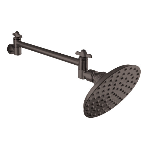 Kingston Brass CK135K5 Victorian 5" Showerhead with High Low Adjustable Arm, Oil Rubbed Bronze