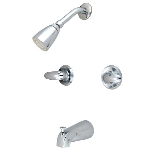 Kingston Brass KB241LL Legacy Tub and Shower Faucet, Polished Chrome