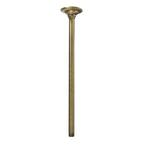 Kingston Brass K217A3 Trimscape 17" Rain Drop Shower Arm, Antique Brass