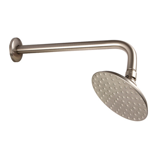 Kingston Brass K135A8CK Victorian 5-1/4" Shower Head with Shower Arm, Brushed Nickel