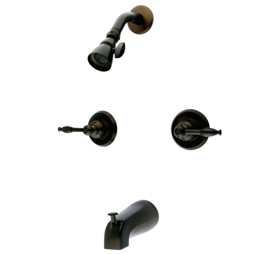 Kingston Brass KB245KL Knight Tub and Shower Faucet, Oil Rubbed Bronze