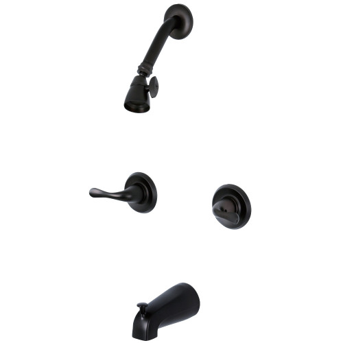Kingston Brass KB2245YL Yosemite Two-Handle Tub Shower Faucet, Oil Rubbed Bronze