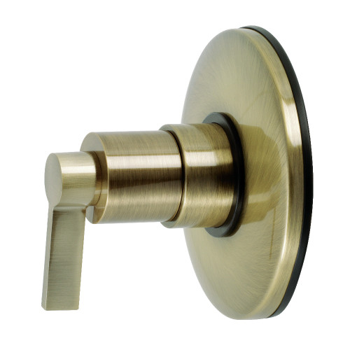 Kingston Brass KB3003NDL NuvoFusion Two-Way Volume Control, Antique Brass