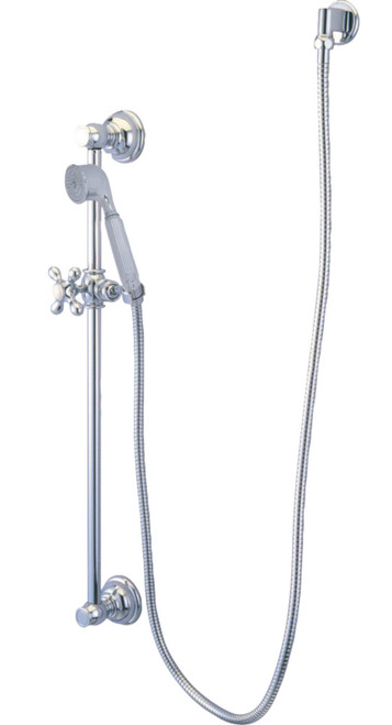 Kingston Brass KAK3321W1 Made To Match Hand Shower Combo with Slide Bar, Polished Chrome