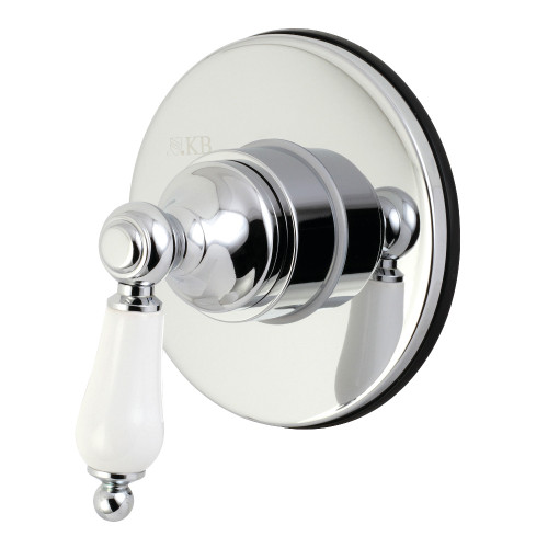 Kingston Brass KS3031PL 3-Way Diverter Valve with Trim Kit, Polished Chrome