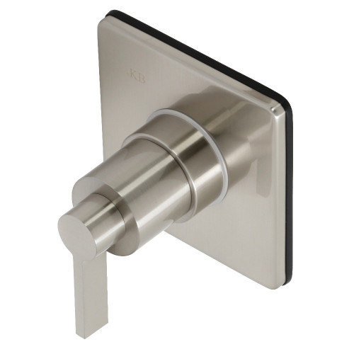 Kingston Brass KS3048NDL NuvoFusion 3-Way Diverter Valve with Trim Kit, Brushed Nickel