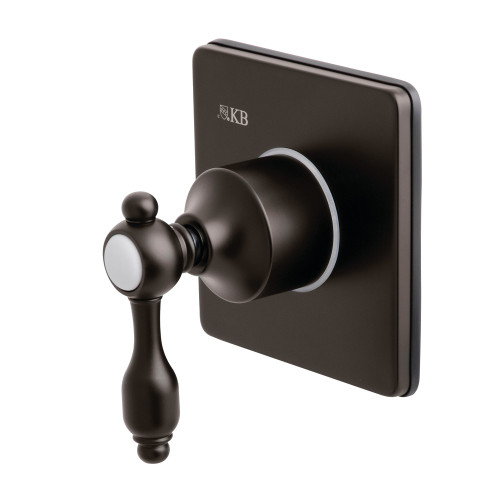 Kingston Brass KS3045TAL Tudor 3-Way Diverter Valve with Trim Kit, Oil Rubbed Bronze